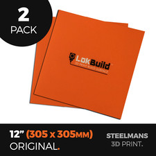 PACK OF 2 x LokBuild : 3D Print Build Surface - 12