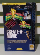 MIGHTY MORPHIN POWER RANGERS CREATE A MOVIE CD ROM ACTIVITY FAMILY KIDS GAME picture