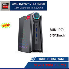 ACEMAGICIAN Game MINI PC 4K UHD AMD Ryzen 5 5600U 16GB RAM 512GB SSD ROM WiFi/BT picture