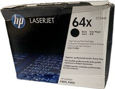 Genuine HP 64X (CC364X) Black High Volume Print Cartridge OEM New Open Box picture