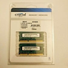 CRUCIAL Memory by Micron 8GB KIT 2-4GB Notebook DDR3L 1600 SODIMM CT2C4G3S160BM picture