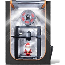 Versatile 3D Printer Tent with LED Light - Dustproof, Fireproof, and Spacious picture