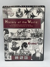 History of the World• Library Reference Series • CD ROM for PC & MAC • Very Good picture