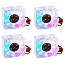 4pcs Quiet Fan for Raspberry Pi 4 Pi Cooling Fan 40x40x10mm 4010 Fan DC 5V Br... picture