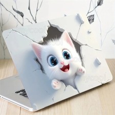2PCS Cute Cat 3D Waterproof Vinyl Sticker Design Notebook Computer for Laptops picture