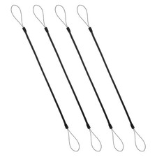 Mabor 4Pcs Pen Leash, Stylus Tether, Plastic Elastic 11.42 inches, Black  picture