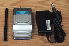 Genuine D-Link (DP-G301) 2.4 GHz Wireless Print Server with Power Supply *READ* picture