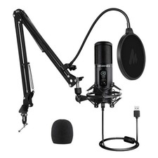 Maono AU-PM421 192KHZ/24BIT Professional Podcast Microphone with Desk Mount A... picture