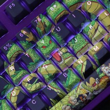 Dragon Ball Z Translucent RGB Keycaps - Cherry MX - Mechanical Keyboard Gift Set picture