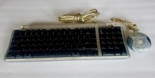 Vintage Original Apple USB Keyboard+ Mouse M2452 Graphite Gray x iMac 1999 iBook picture