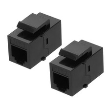 2 Pack RJ11 8P4C Cat 3 Ethernet Coupler Jacks Female to Female Ethernet Adapter picture