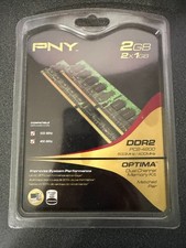 PNY Optima DDR2 2GB (2×1GB) Dual Channel Desktop Memory Kit PC2‑4200 533MHz picture