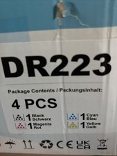 Brand New EZink, 4 Piece, Premium Drum Unit DR223, Black Magenta Cyan Yellow picture