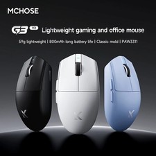 MCHOSE G3 V2 Wireless Gaming Mouse PAW 3311 Sensor Tri-mode 800mAh 12000dpi picture