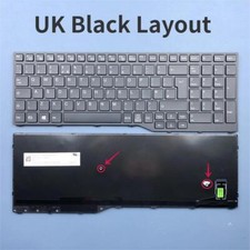 For Fujitsu LifeBook A3510 A3511 FJM20B86GB3D85 CP799807-51 UK Black Keyboard picture