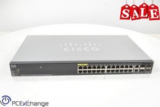 Cisco SG350X-24MP 24-Port Gigabit PoE Managed Switch 4x10G Uplink SG350X-24MP-K9 picture