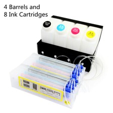 (4 Barrels+ 8 Cartridges) ECO-SOL MAX 2 Bulk Ink System For Roland XF-640 CISS picture