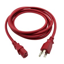 10 Ft Red Power Cable for HP TOUCHSMART 300-1000 300-1000z 300-1007 PC picture
