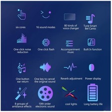 Portable Bluetooth Voice Changer with 8 Sound Effects picture