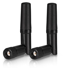 Eightwood Small WiFi Antenna Dual Band 2.4GHz 5GHz RP-SMA 2-pack antenna picture