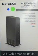 NETGEAR - AC1200 Router with 16 x 4 DOCSIS 3.0 Cable Modem - Black picture