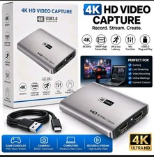 4K HDMI-Compatible Video Capture Card Loop Out 1080P Grabber for PS4/5 New picture