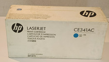 HP 651A Cyan Toner Cartridge CE341AC Genuine New Sealed Damaged Box picture