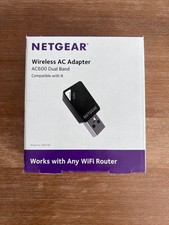 NETGEAR AC600 Wi-Fi USB 2.0 Mini Adapter for Desktop PC - Black picture