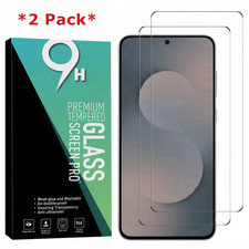 2-PACK For Samsung Galaxy S26 FE High Quality Tempered Glass Screen Protector picture