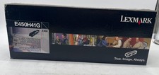 Genuine Lexmark E450H41G Return Program Toner Cartridge, Black, E450 E450DN, OEM picture