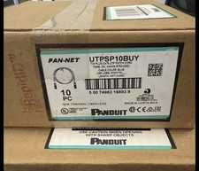 New 1 Case of Panduit Pan-Net UTPSP10BUY Patch Cable 10 Ft patch. *10 Per Case* picture