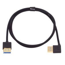 Right Angled Ultrafine DisplayPort 1.4 Cable 8K 60hz UHD 4K for Desktop Laptop picture