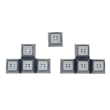 9Keys PBT Backlit Two Color Injection Keycaps Esc WASD Direction Ema Profile for picture