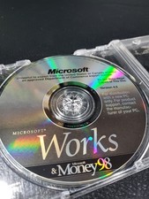 Microsoft Works Version 4.5 CD-Rom PC Software 1997 Windows Office Disc  Only picture