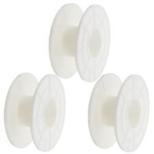 3Pcs Portable Durable Plastic Cord Storage Reel for Wiring Use White picture