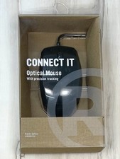 RADIO SHACK Connect It 3-Button Wired OPTICAL MOUSE w/ Tracking 5.9' Cable NIP picture