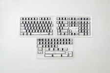 PBT Manga Black/white Theme Keyboard Keycaps Cherry Profile Set For MX picture