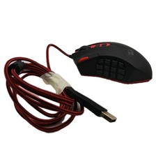 Red Dragon Wired MMO Gaming Mouse 12400 DPI w/ 18 Buttons, RGB Lights, M901-2 picture