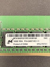 Micron 16GB DDR4-2400 ECC RDIMM 1Rx4 Server RAM MTA18ASF2G72PZ-2G3B1 PC4-19200 picture
