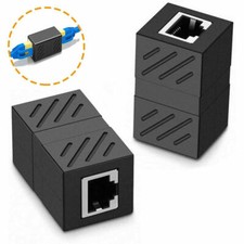RJ45 Ethernet Coupler Adapter Connector Joiner Cable Extender For Cat 7 6 5 E picture