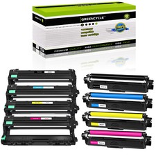 8 Set TN221 & DR221 Toner Cartridge & Drum For Brother HL-3180CDW MFC-9340CDW picture