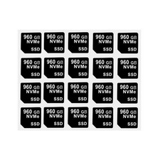20PCS Capacity Sticker Label for Hard Drive Tray Caddy DXD9H 0DXD9H X7K8W 0X7... picture