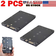 2PCS M2 NGFF SSD to 2.5