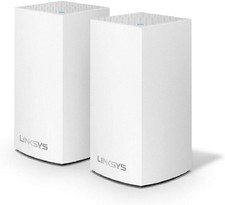 Linksys Velop WHW0102 Mesh Home WiFi System 3000 sq.ft Coverage Dual-Band 2-Pack picture
