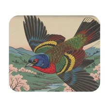Painted Bunting Mouse Pad (Rectangle) bird watcher computer nature gift USA ship picture