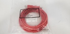 ANSI/TIA-568-C.2 RED ETHERNET PATCH CABLE, CAT 6 STP BOOTED, RJ45 PLUG, 15', NIB picture
