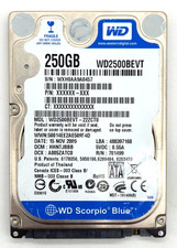 Western Digital Scorpio Blue 250GB 2.5-Inch SATA HDD (WD2500BEVT) - (A74) picture
