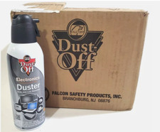 Falcon Dust-Off Compressed Computer Gas Duster 10 oz 12 Cans picture