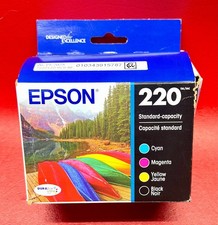 EPSON 220 DURABrite ULTRA INK CARTRIDGES COLOR COMBO EXPRESSION HOME WORKFORCE picture