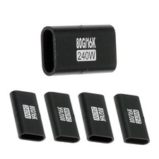 5pcs/lot USB5.0 80Gbps Female to Female Extension Adapter with 240W 16K 8K 5K picture